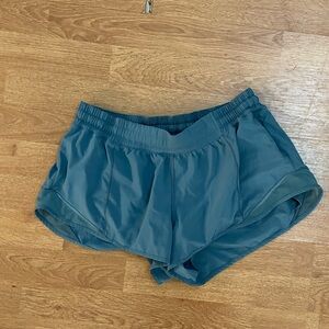 Blue Lululemon Hotty Hot Shorts Size 12